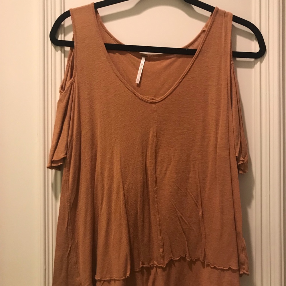 burnt orange free people top